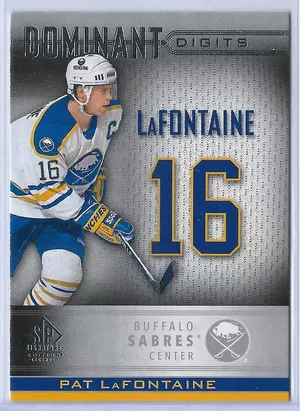 2020-21 SP Signature Edition Legends Dominant Digits #DD-38 Pat LaFontaine