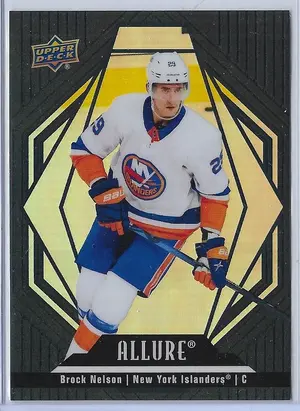 2022-23 Allure Black Rainbow #87 Brock Nelson