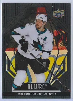 2022-23 Allure Black Rainbow #76 Tomas Hertl