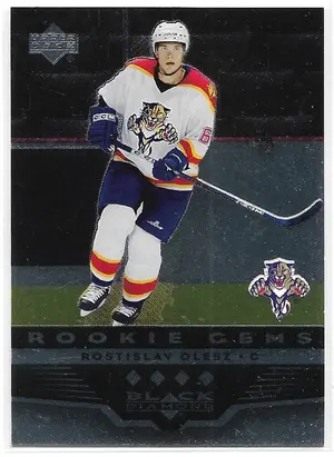 2005-06 Black Diamond (Rookie Gems Quad Diamond) #202 Rostislav Olesz RC