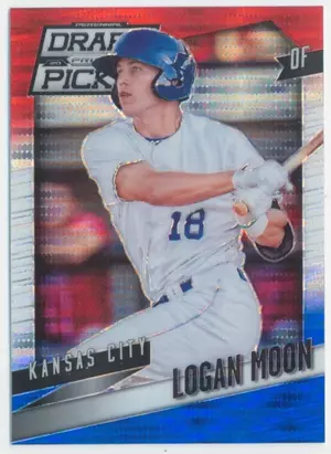 2014 Panini Prizm Perennial Draft Picks - Logan Moon #89 Red White & Blue Pulsar Prizm Parallel