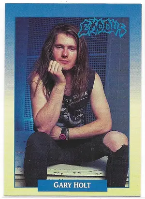 1991 Brockum Rock Cards #141 Gary Holt (Exodus)