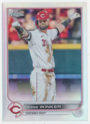 2022 Topps Chrome - Jesse Winker #21 Refractor Parallel