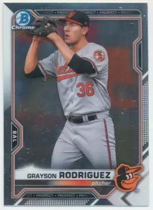 2021 Bowman - Grayson Rodriguez #BCP-118 Chrome Prospects