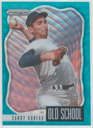 2021 Panini Prizm - Sandy Koufax #OS-7 Teal Wave Prizm Parallel