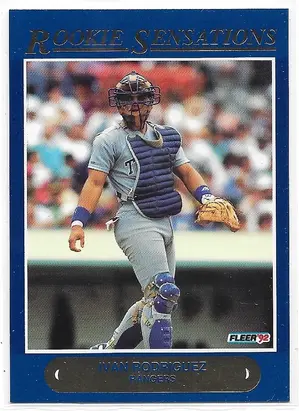 1992 Fleer Rookie Sensations #12 Ivan Rodriguez