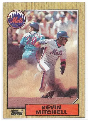 1987 Topps #653 Kevin Mitchell RC