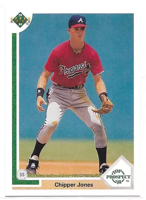 1991 Upper Deck #55 Chipper Jones RC