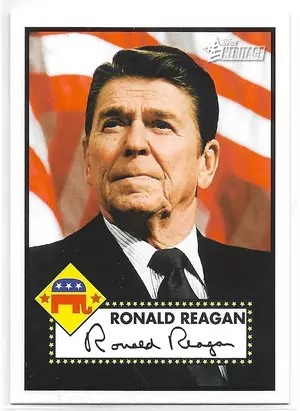 2009 Topps Heritage American Heroes #19 Ronald Reagan