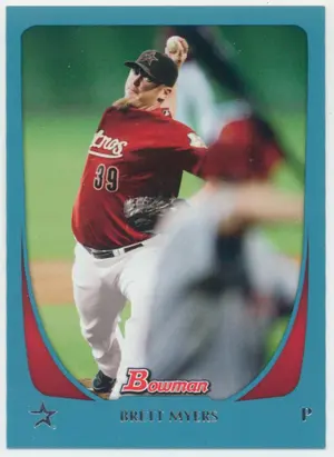 2011 Bowman - Brett Myers #62 Blue Parallel 20/500