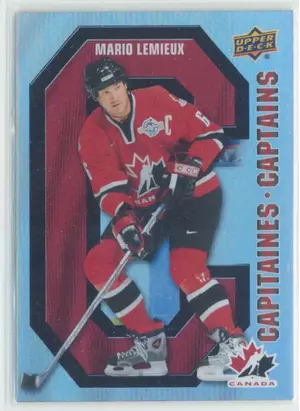 2021-22 TIM HORTONS TEAM CANADA - MARIO LEMIEUX #CC-9 CAPTAINS