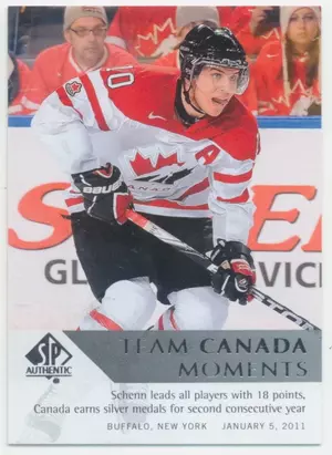 2012-13 SP AUTHENTIC - BRAYDEN SCHENN #192 TEAM CANADA MOMENTS