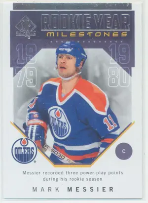 2018-19 SP AUTHENTIC - MARK MESSIER #RYM-MM ROOKIE YEAR MILESTONES