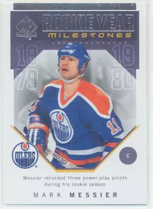 2018-19 SP AUTHENTIC - MARK MESSIER #RYM-MM ROOKIE YEAR MILESTONES