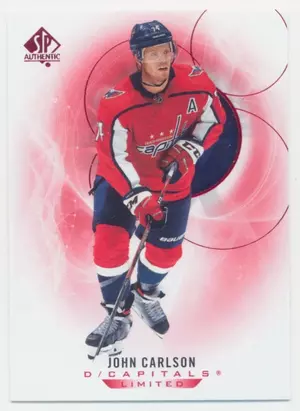 2020-21 SP AUTHENTIC - JOHN CARLSON #23 LIMITED RED