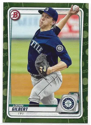 2020 Bowman Prospects Camo #BP-58 Logan Gilbert