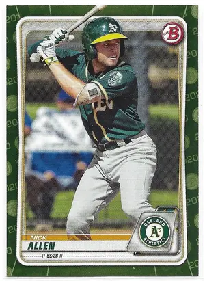 2020 Bowman Prospects Camo #BP-105 Nick Allen