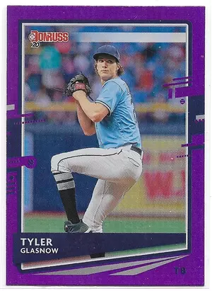 2020 Donruss Holo Purple #151 Tyler Glasnow