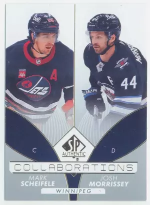 2022-23 SP AUTHENTIC - MARK SCHEIFELE/JOSH MORRISSEY #C-8 COLLABORATIONS