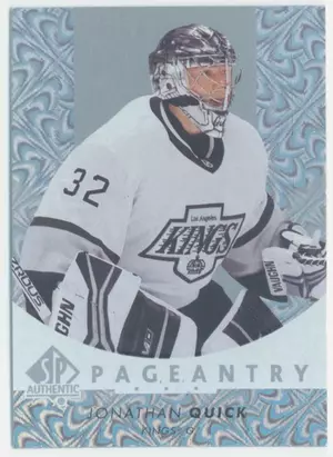 2022-23 SP AUTHENTIC - JONATHAN QUICK #P-17 PAGEANTRY