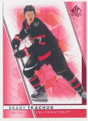 2022-23 SP AUTHENTIC - BRADY TKACHUK #33 LIMITED RED