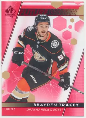 2022-23 SP AUTHENTIC - BRAYDEN TRACEY #110 FUTURE WATCH LIMITED RED