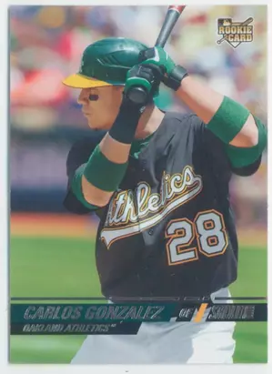 2008 Topps Stadium Club - Carlos Gonzalez #128 RC