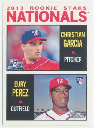 2013 Topps Heritage - Christian Garcia/Eury Perez #167 Rookie Stars RC