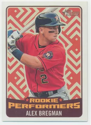 2017 Topps Heritage - Alex Bregman #RP-ABR Rookie Performers