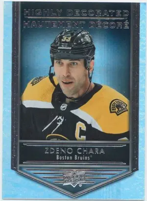 2019-20 TIM HORTONS - ZDENO CHARA #HD-10 HIGHLY DECORATED