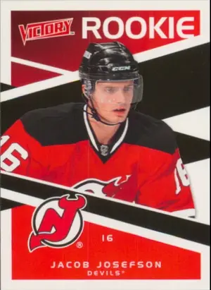 2010-11 VICTORY - JACOB JOSEFSON #336 ROOKIE