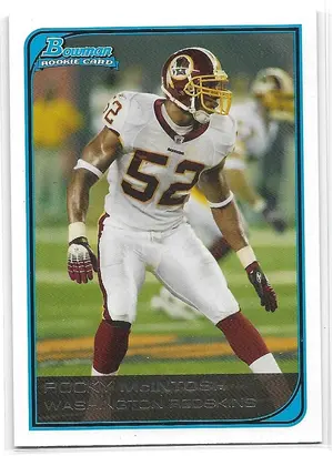 2006 Bowman White #212 Rocky McIntosh (048/125)