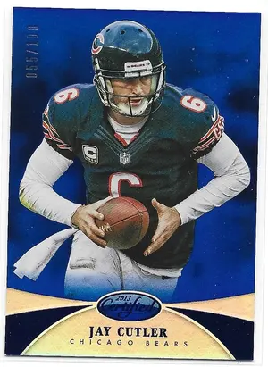 2013 Certified Mirror Blue #75 Jay Cutler (055/100)