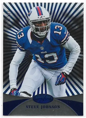 2013 Certified Platinum Blue #38 Steve Johnson (072/100)