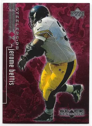 1998 Black Diamond Rookie Edition Double Diamond #68 Jerome Bettis (0657/3000)