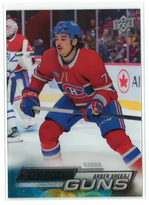 2022-23 UD Young Guns Clearcut Arber Xhekaj