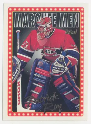 1995-96 TOPPS - PATRICK ROY #377 MARQUEE MEN
