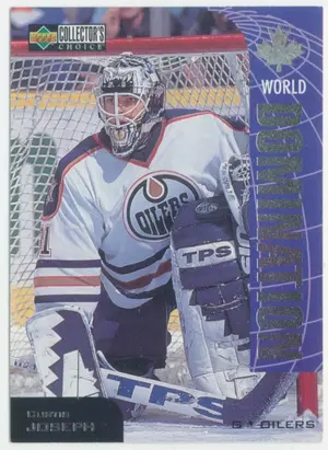 1997-98 COLLECTOR'S CHOICE - CURTIS JOSEPH #W19 WORLD DOMINATION