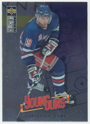 1996-97 COLLECTOR'S CHOICE - CHRISTIAN DUBE #357 YOUNG GUNS
