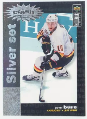 1995-96 COLLECTOR'S CHOICE - PAVEL BURE #C1 YOU CRASH THE GAME SILVER SET
