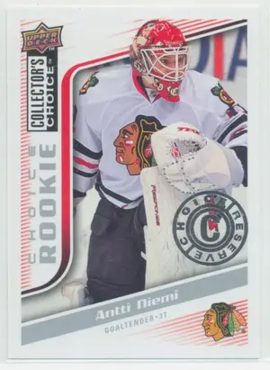 2009-10 COLLECTOR'S CHOICE - ANTTI NIEMI #246 CHOICE ROOKIE CHOICE RESERVE