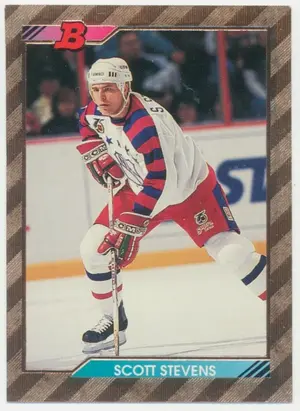 1992-93 BOWMAN - SCOTT STEVENS #242 FOIL