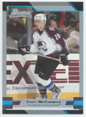 2003-04 BOWMAN DRAFT PICKS - CODY McCORMICK #124 ROOKIE