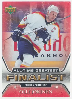 2005-06 UPPER DECK - OLLI JOKINEN #26 ALL-TIME GREATEST FINALIST