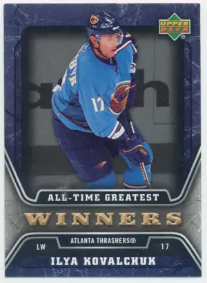 2006-07 UPPER DECK - ILYA KOVALCHUK #ATG2 ALL-TIME GREATEST WINNERS