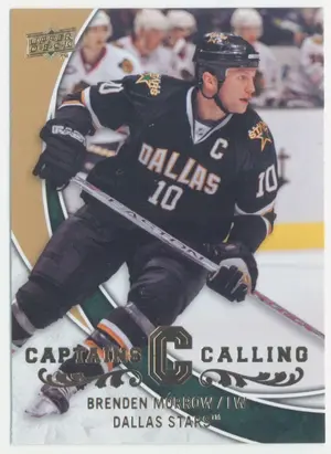 2008-09 UPPER DECK - BRENDAN MORROW #CPT6 CAPTAINS CALLING