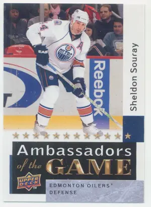 2009-10 UPPER DECK - SHELDON SOURAY #AG39 AMBASSADORS OF THE GAME
