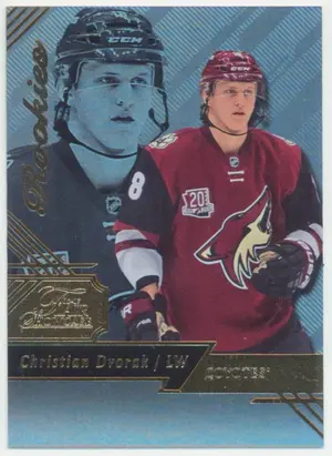 2016-17 FLEER SHOWCASE - CHRISTIAN DVORAK #26 FLAIR SHOWCASE