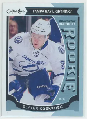 2015-16 O-PEE-CHEE - SLATER KOEKKOEK #543 MARQUEE ROOKIE