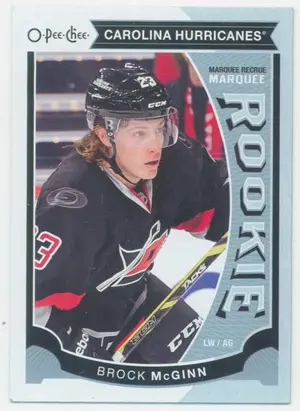 2015-16 UPPER DECK - BROCK McGINN #U25 MARQUEE ROOKIE O-PEE-CHEE UPDATE